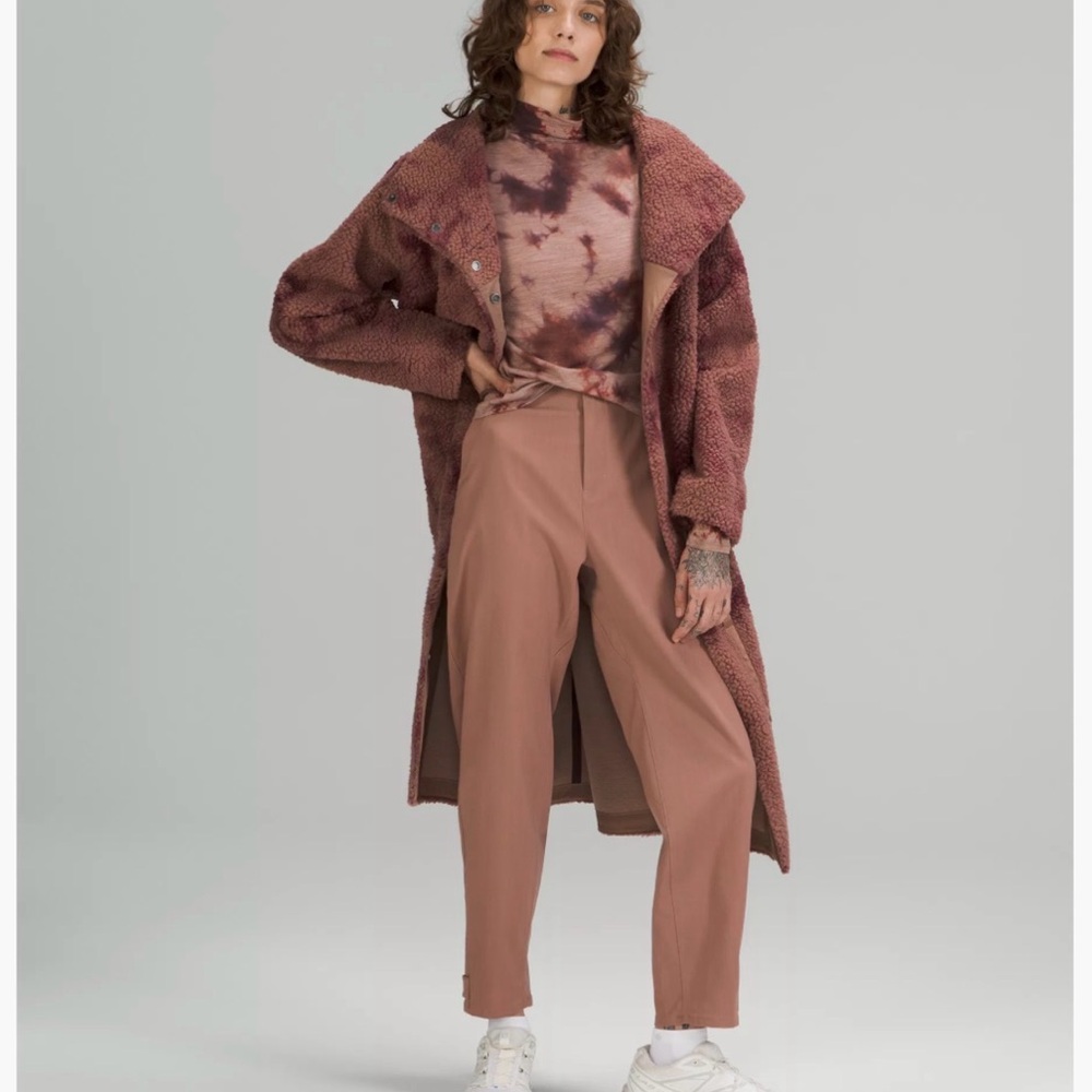 lululemon lab textured fleece coat